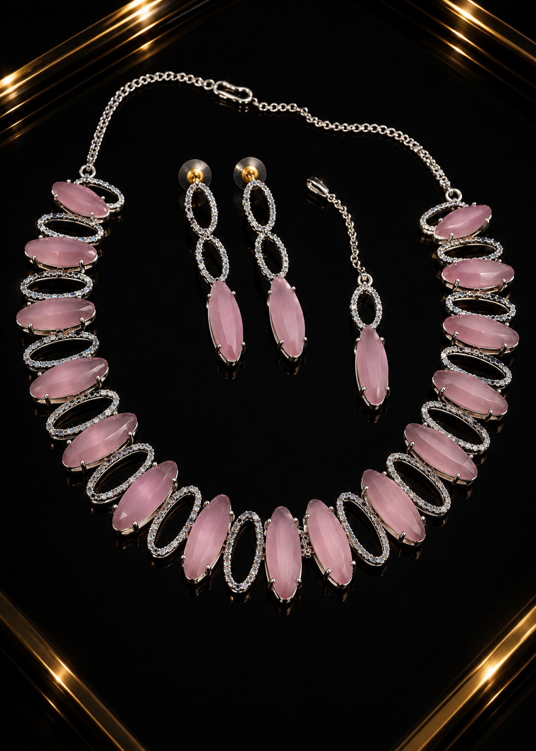 Sea Mist American Diamond Set