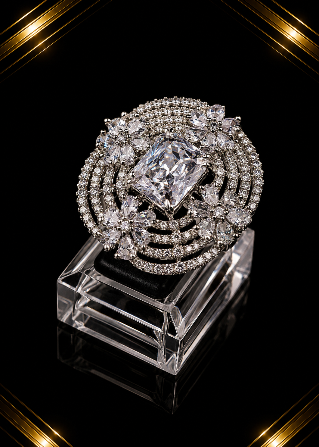 American Diamond Ring