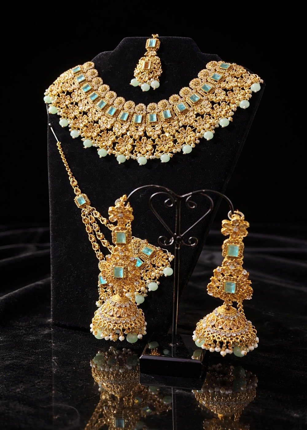 Heavy Kundan Bridal Set