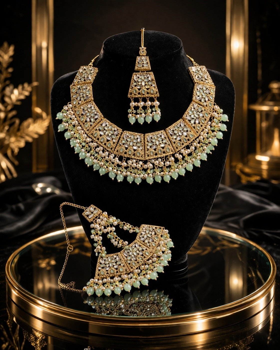 Kundan Gold Plated Bridal Set