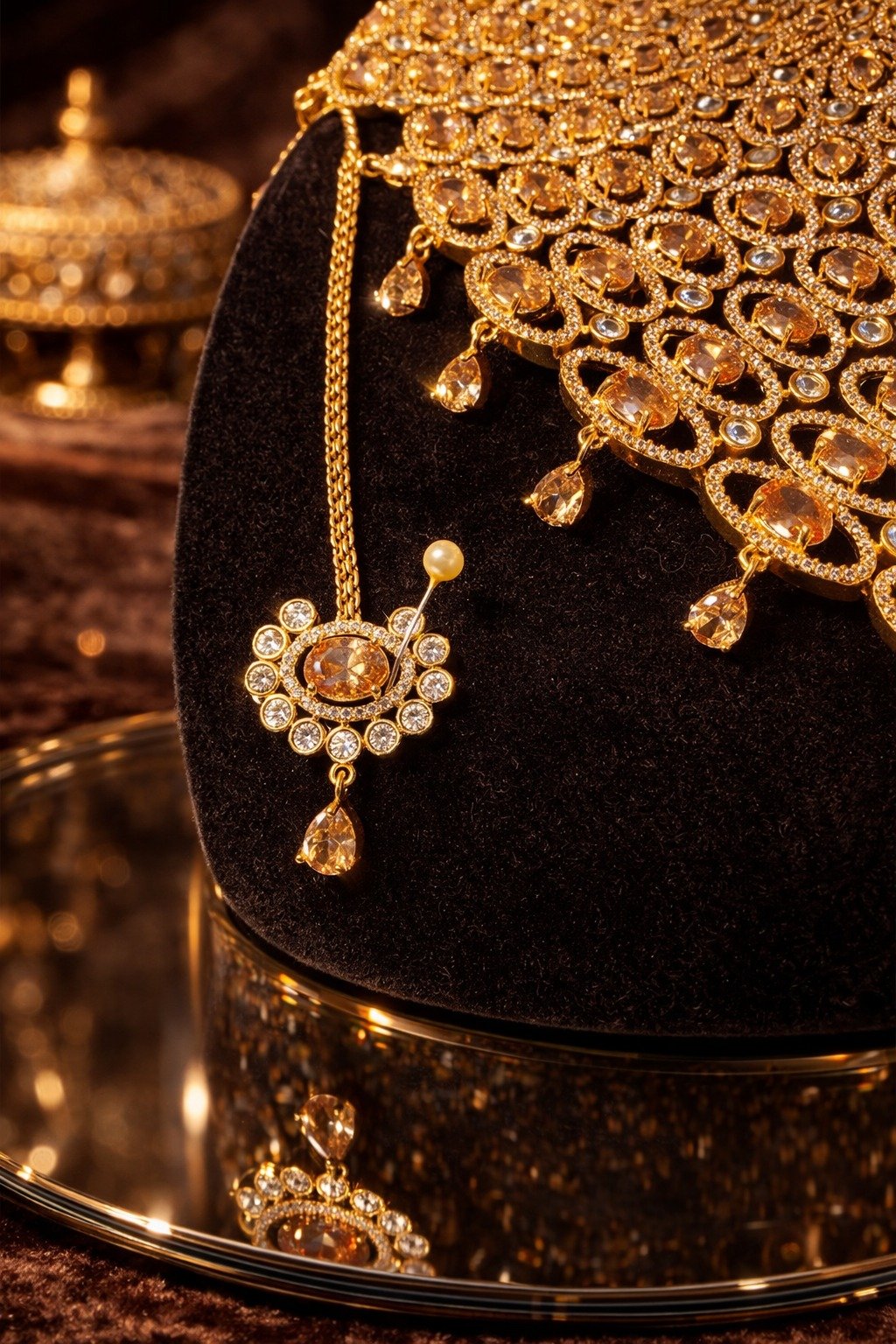 American Diamond Bridal Set - Image 8
