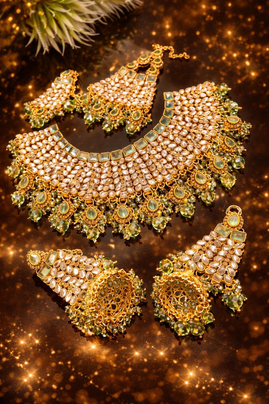 Heavy Kundan Bridal Set