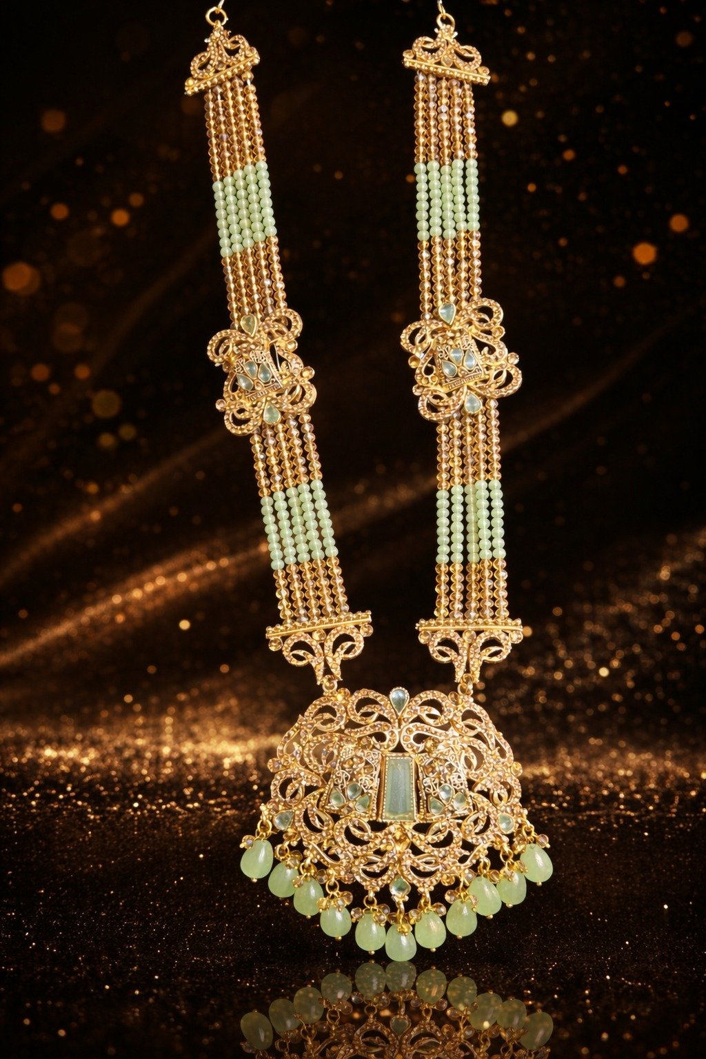 Pure Hyderabadi Traditional Bridal Set - Image 3