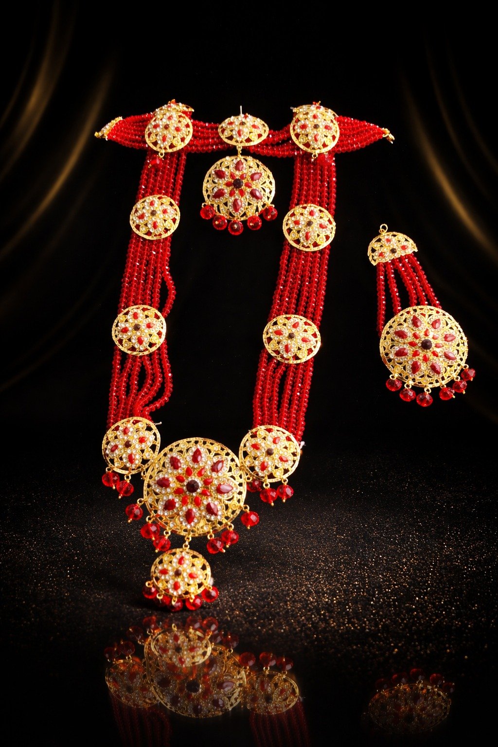 Royal Hyderabadi Jewelry Set for Weddings - Image 3