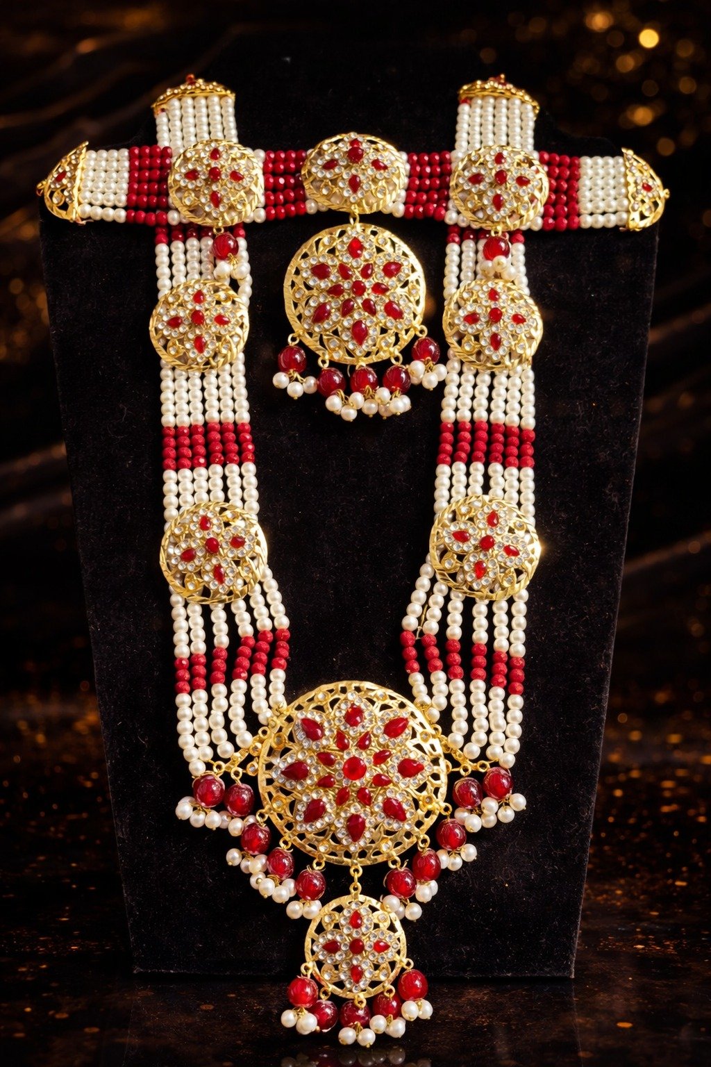 Royal Hyderabadi Jewelry Set for Weddings - Image 4