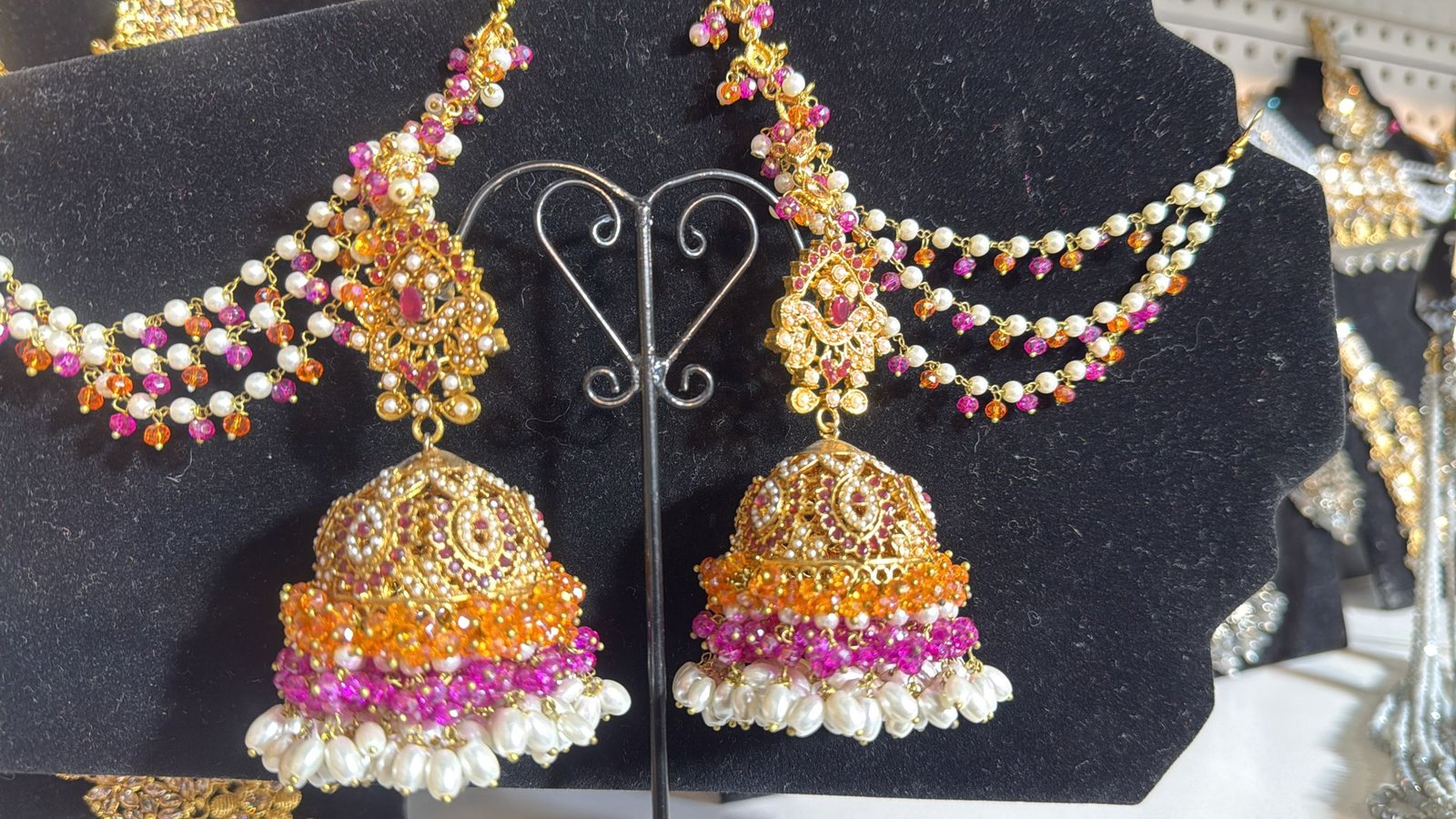 Heavy Nauratan Bridal Set - Image 4