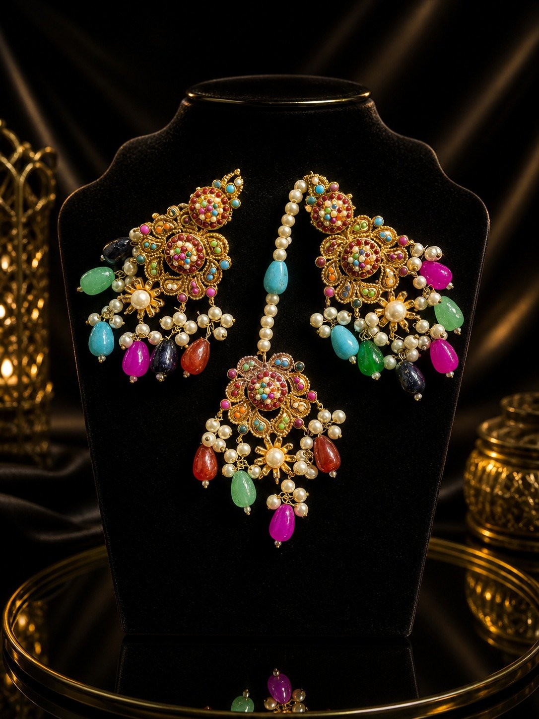Nauratan Choker Set - Image 3