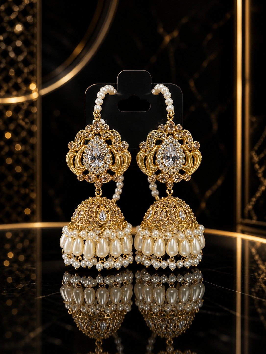 Gold Plated Manjoos Bridal Set - Image 2