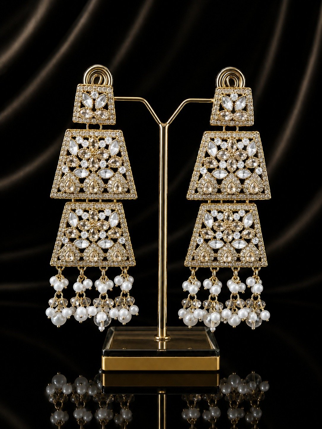 Luxury Kundan Gold Plated Fancy Design - Image 2