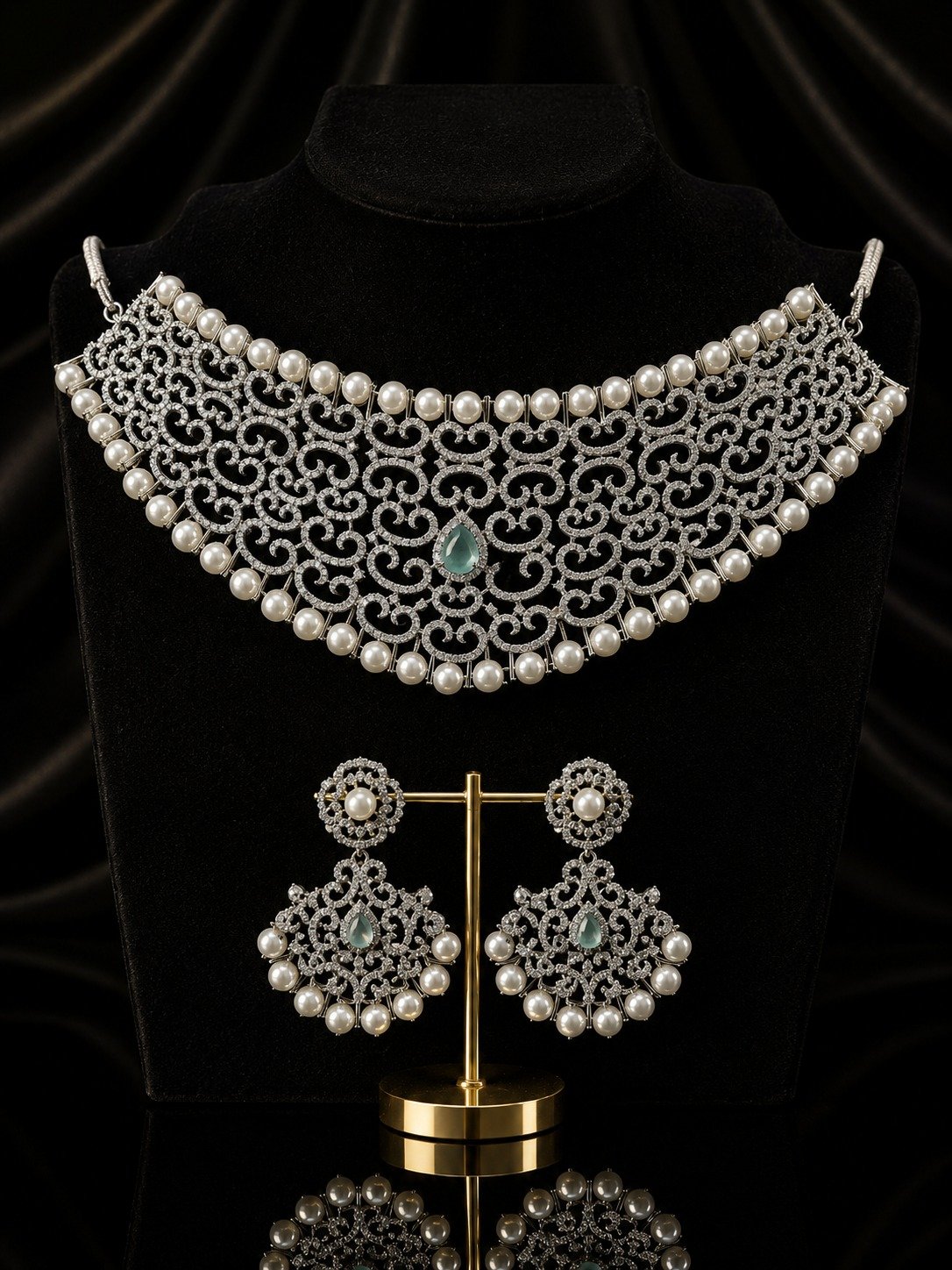 Exclusive American Diamond Fancy Design