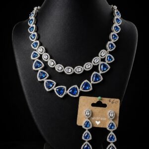 Luxury American Diamond Necklace Set