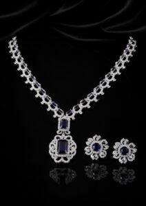 Premium American Diamond Party Wear Necklace Set