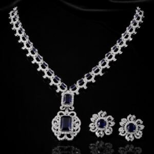 Premium American Diamond Party Wear Necklace Set