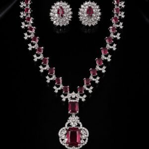 Trendy American Diamond Party Wear Set for Girls
