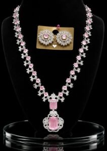 American Diamond Luxury Party Wear Jewelry Set