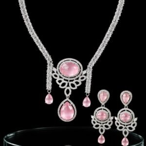 American Diamond Fashion Party Wear Jewelry Set