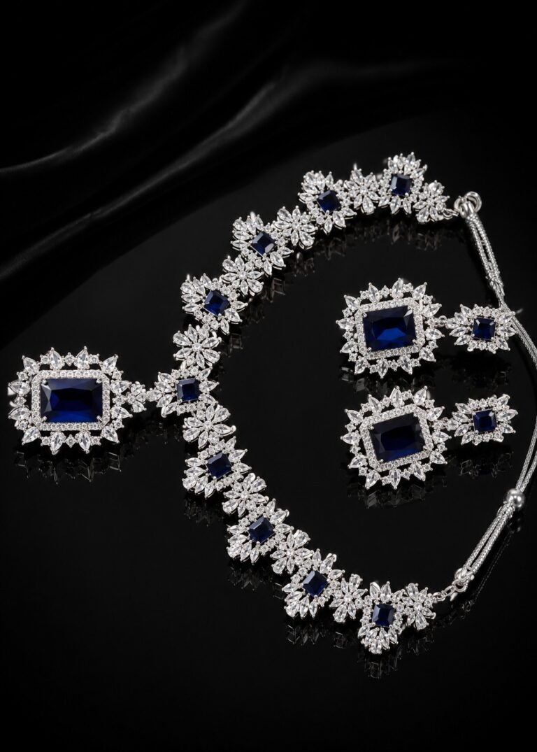 American Diamond Party Wear Necklace for Women