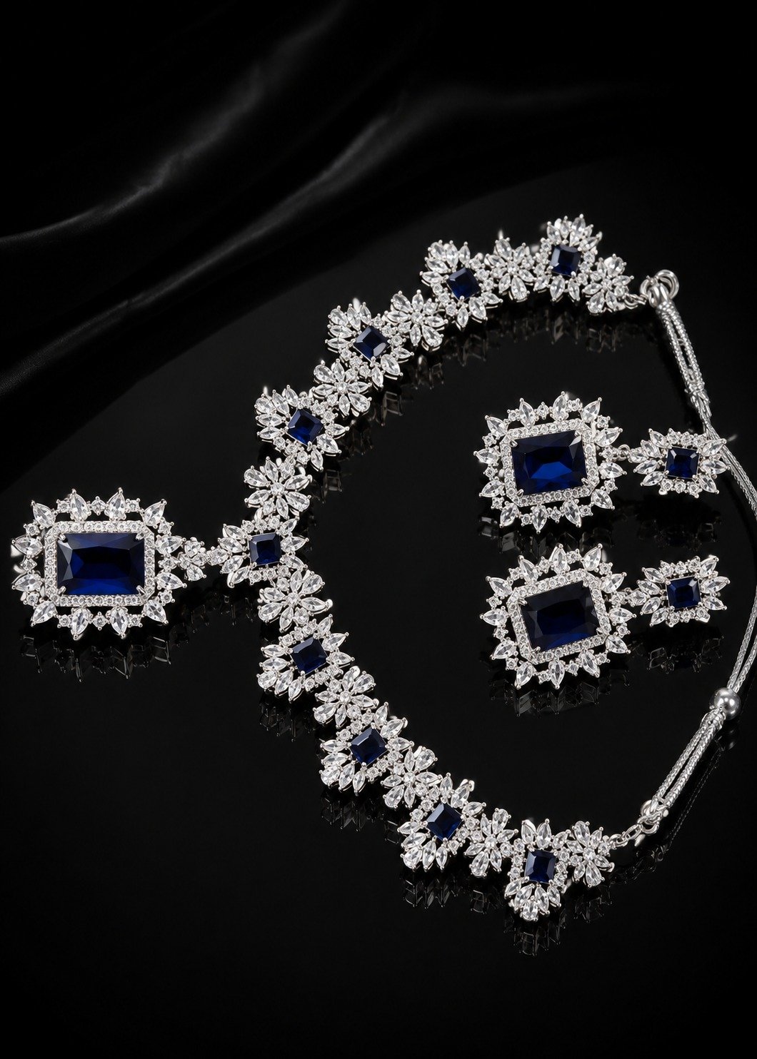 American Diamond Party Wear Necklace for Women