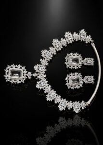 Modern American Diamond Celebration Jewelry Set