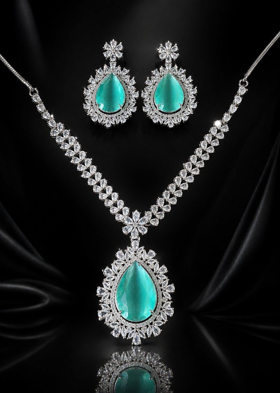 American Diamond Elegant Event Wear Jewelry Set