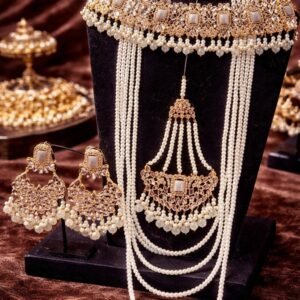 Kundan Party Wear Choker Set with Mala
