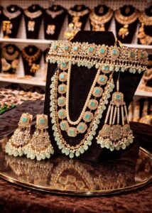 Heavy Kundan Choker Set with Heavy Three Layers Mala