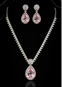 Chic American Diamond Party Wear Accessory Set