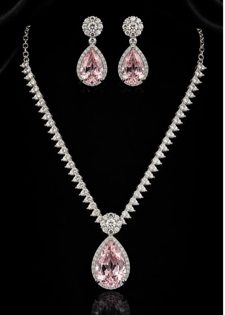 Chic American Diamond Party Wear Accessory Set