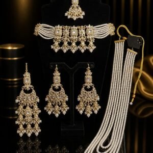 Kundan Choker Set with Mala