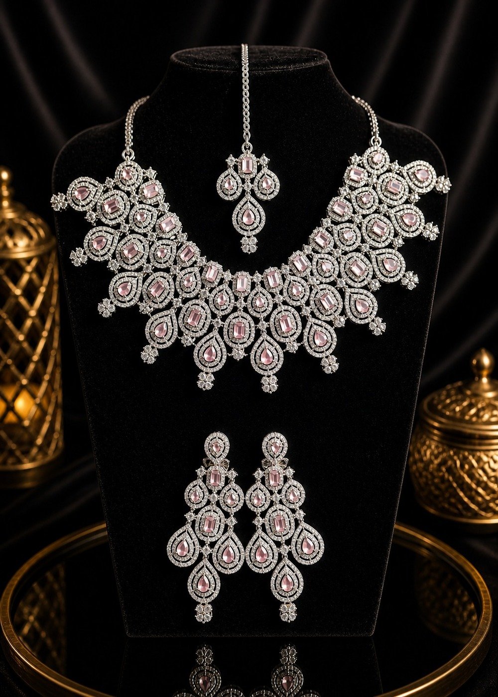 American Diamond Jewelry Set