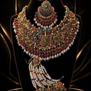 Nauratan Gold Plated Bridal Set