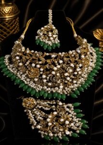 Heavy Bridal Gold Plated Kashi Designer Set