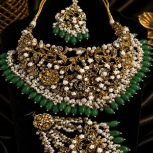 Heavy Bridal Gold Plated Kashi Designer Set