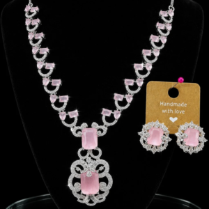 Elegant Party Wear American Diamond Jewelry Set
