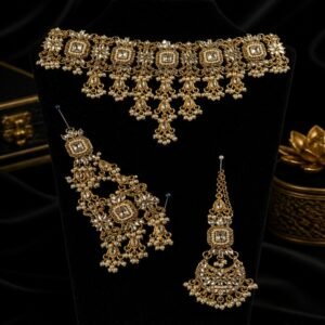 Kundan Long Choker Set