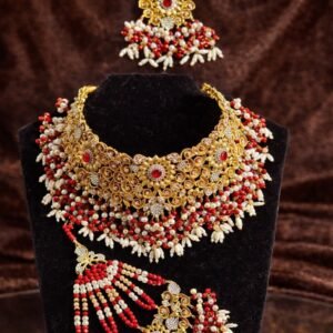 Royal Pure Hyderabadi Gold Plated Bridal Set