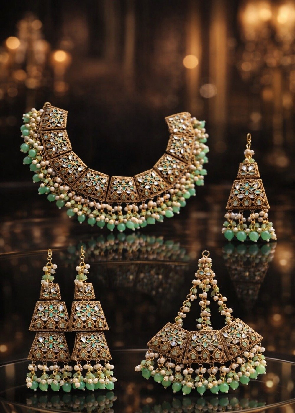 Kundan Gold Plated Bridal Set
