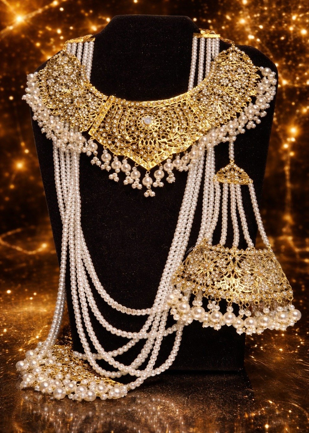 Classic Hyderabadi Wedding Jewelry Set
