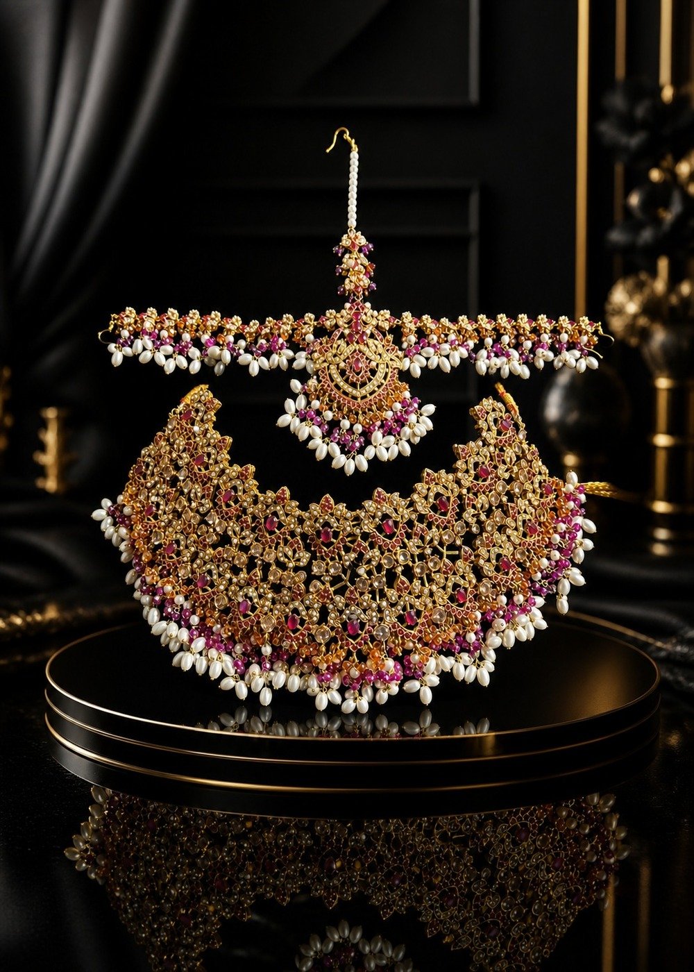 Heavy Nauratan Bridal Set