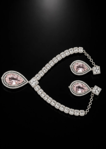 Luxury American Diamond Party Wear Set for Women